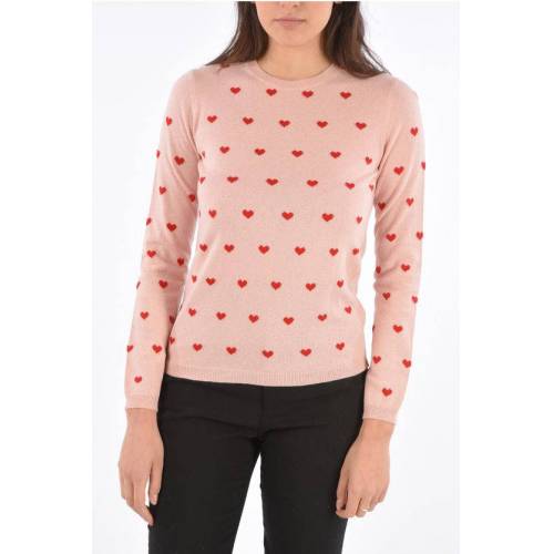 Bild von Red Valentino Heart Embroidered Crewneck Sweater