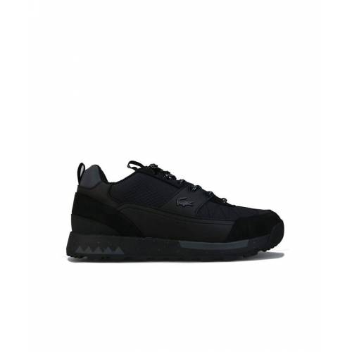 Bild von Lacoste Mens Urban Breaker Low Trainers in Black Leather