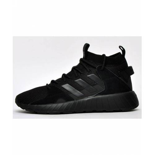 Bild von adidas Mens Questarstrike Mid Running Shoes – Black