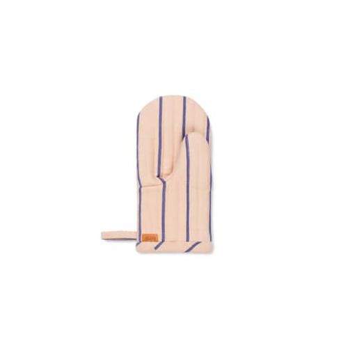 Bild von Ferm Living – Hale Oven Mitt Rose / Bright Blue – cotton | rose – Rose