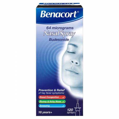 Bild von Benadryl Benacort 64 Micrograms Nasal Spray – 10ml – 120 Sprays