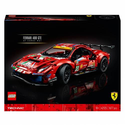 Bild von Lego Technic: Ferrari 488 GTE “AF Corse #51” Car Set (42125)-unisex