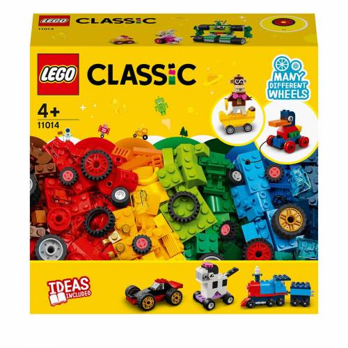 Bild von Lego Classic: Bricks and Wheels Starter Building Set (11014)-unisex